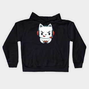 Gamer Cat | Gaming Kitten Kids Hoodie